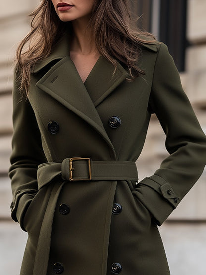 Ariel | Women's Double Breasted Long Coat